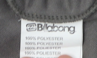 Billabong Grey Women's Henley Sweatshirt Size 16