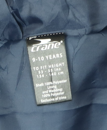 Crane Boys Colourblock Puffer Jacket, 9-10 Years, Autumn/Winter