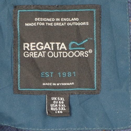 Regatta Unisex Blue Parka Jacket 5XL Waterproof
