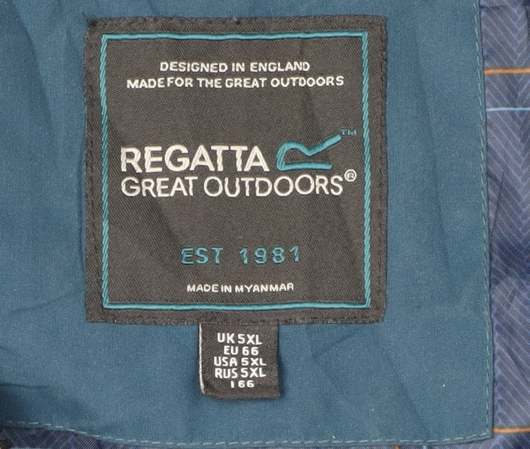 Regatta Unisex Blue Parka Jacket 5XL Waterproof