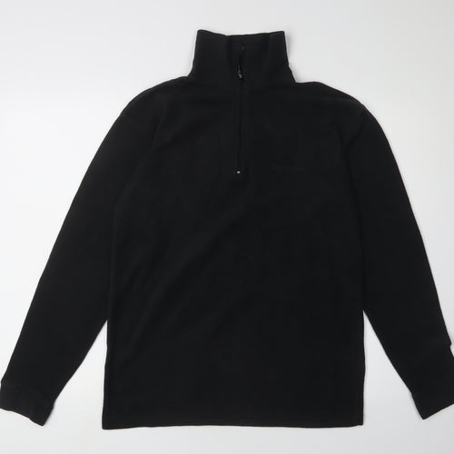 Trespass Men's Black 1/2 Zip Fleece Sweatshirt Size S