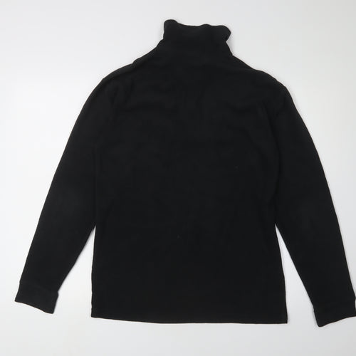 Trespass Men's Black 1/2 Zip Fleece Sweatshirt Size S