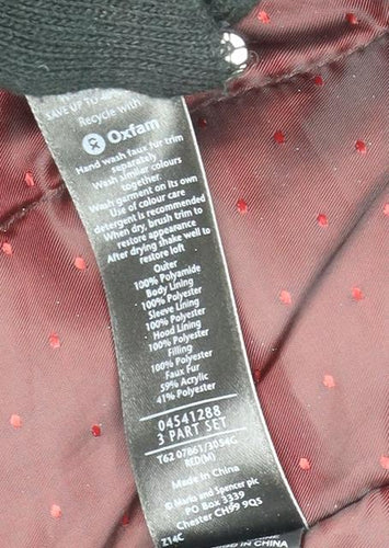 Marks and Spencer Women's Red Rain Coat M, Waterproof
