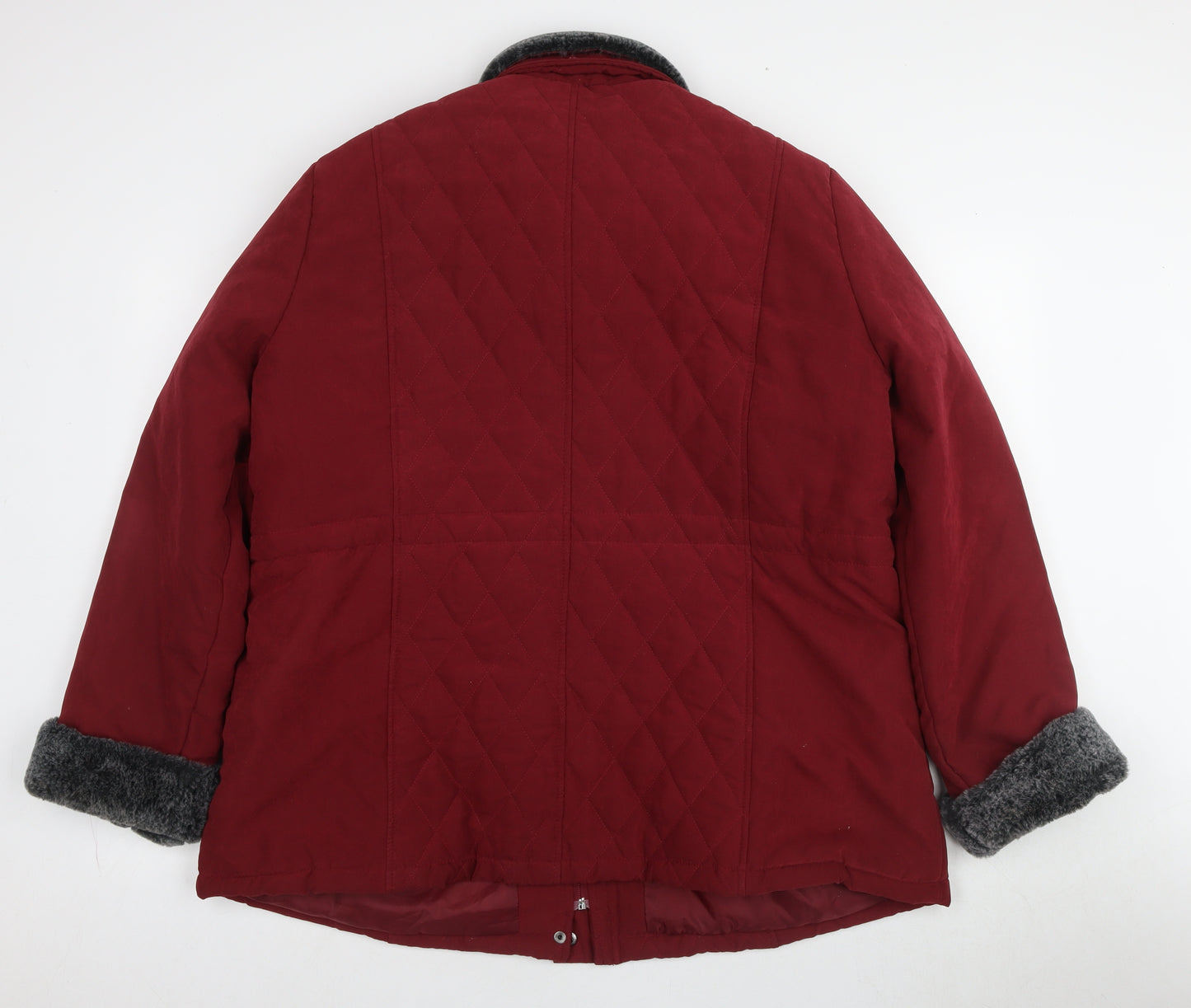 First Avenue Women's Red Quilted Jacket Size 22