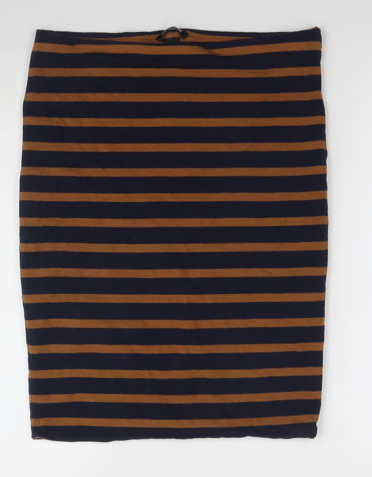 H&M Women's M Multicoloured Striped Pencil Skirt