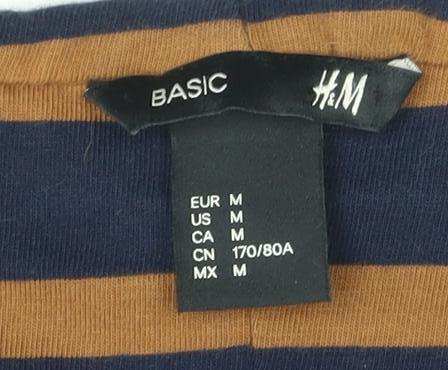 H&M Women's M Multicoloured Striped Pencil Skirt