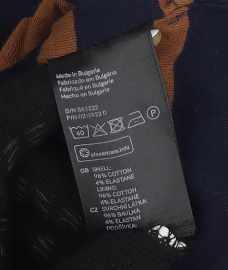 H&M Women's M Multicoloured Striped Pencil Skirt