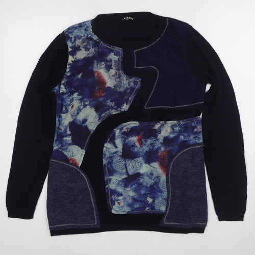 Casamia Women's Blue M Pullover Art Knit Jumper