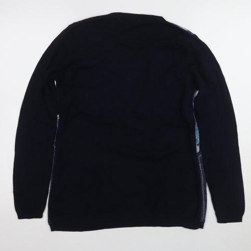 Casamia Women's Blue M Pullover Art Knit Jumper