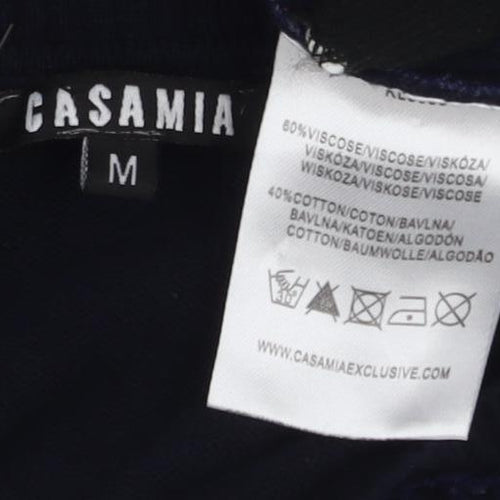 Casamia Women's Blue M Pullover Art Knit Jumper