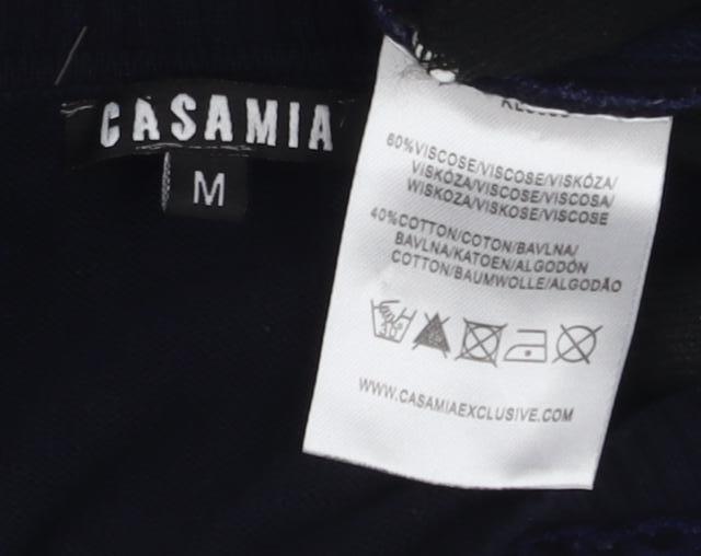 Casamia Women's Blue M Pullover Art Knit Jumper