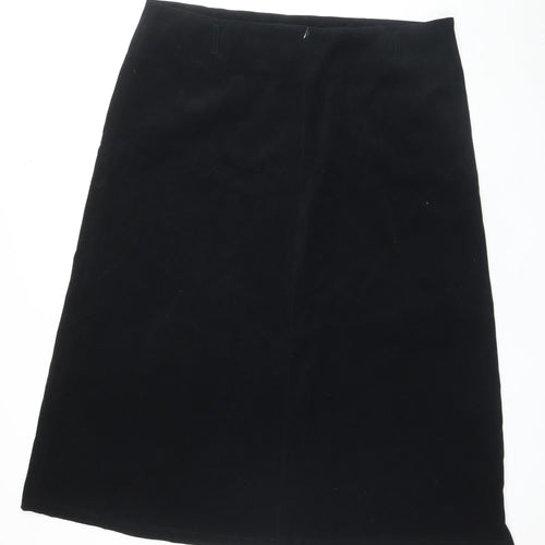 Essence Women's Black A-Line Skirt Size 22