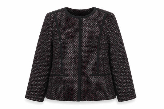Front view of Lakeland Women's Multicoloured Tweed Jacket 16