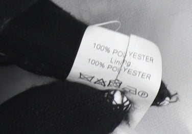 River Island Women Black Check Blazer Size 14