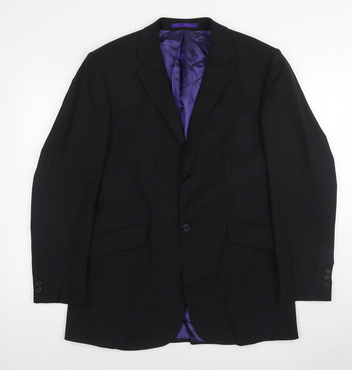 Burton Men's Black Blazer, Size 40R Regular Fit Formal
