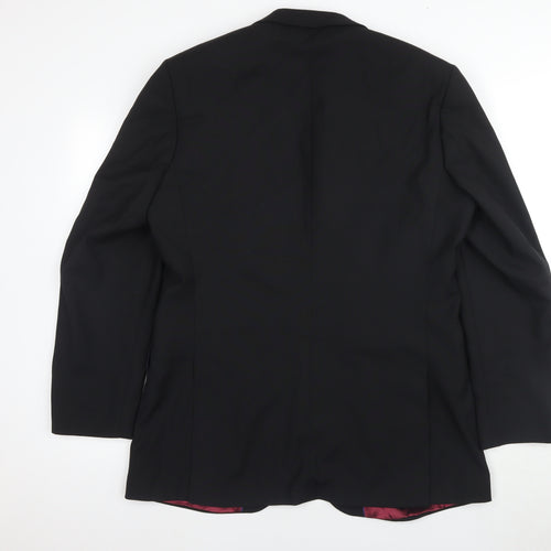 Burton Men's Black Blazer, Size 40R Regular Fit Formal