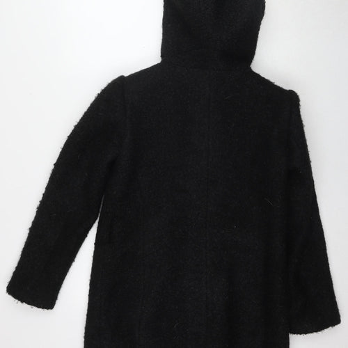 BODYFLIRT Women's Black Hooded Mid-Length Jacket