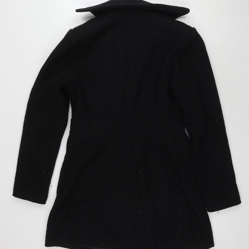 New Look Women's Black Mid-Length Coat Size 10