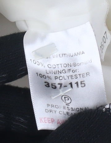 Next Women’s Ivory Belted Pea Coat Jacket Size 16