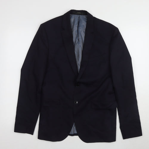Zara Men's Black Blazer, Size 38R, Excellent Condition