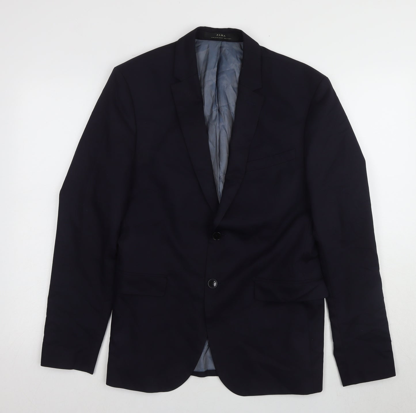 Zara Men's Black Blazer, Size 38R, Excellent Condition
