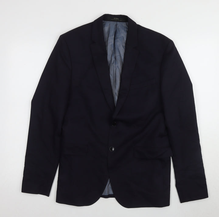 Zara Men's Black Blazer, Size 38R, Excellent Condition