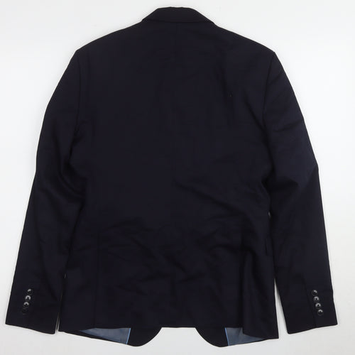 Zara Men's Black Blazer, Size 38R, Excellent Condition