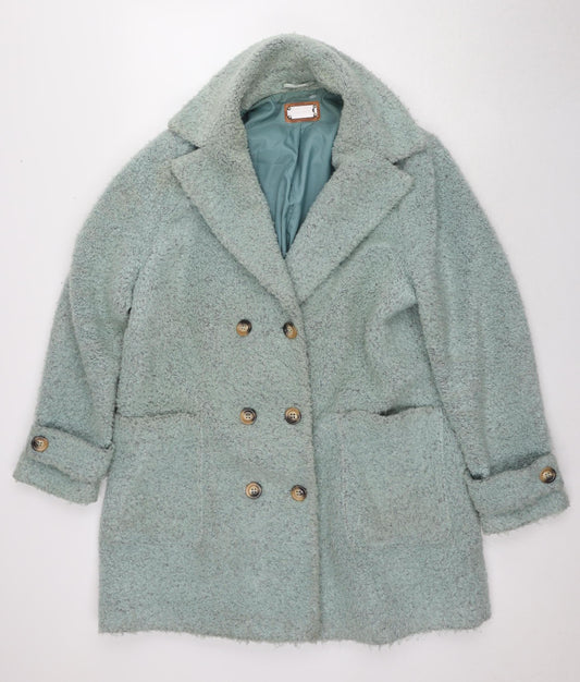 Marks and Spencer Women's Green Pea Coat Size 16