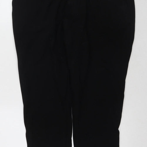 Hugo Boss Men's Black Joggers, Size 12, Drawstring Closure