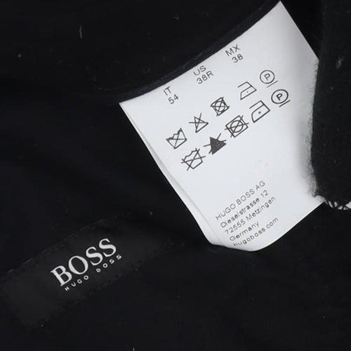 Hugo Boss Men's Black Joggers, Size 12, Drawstring Closure
