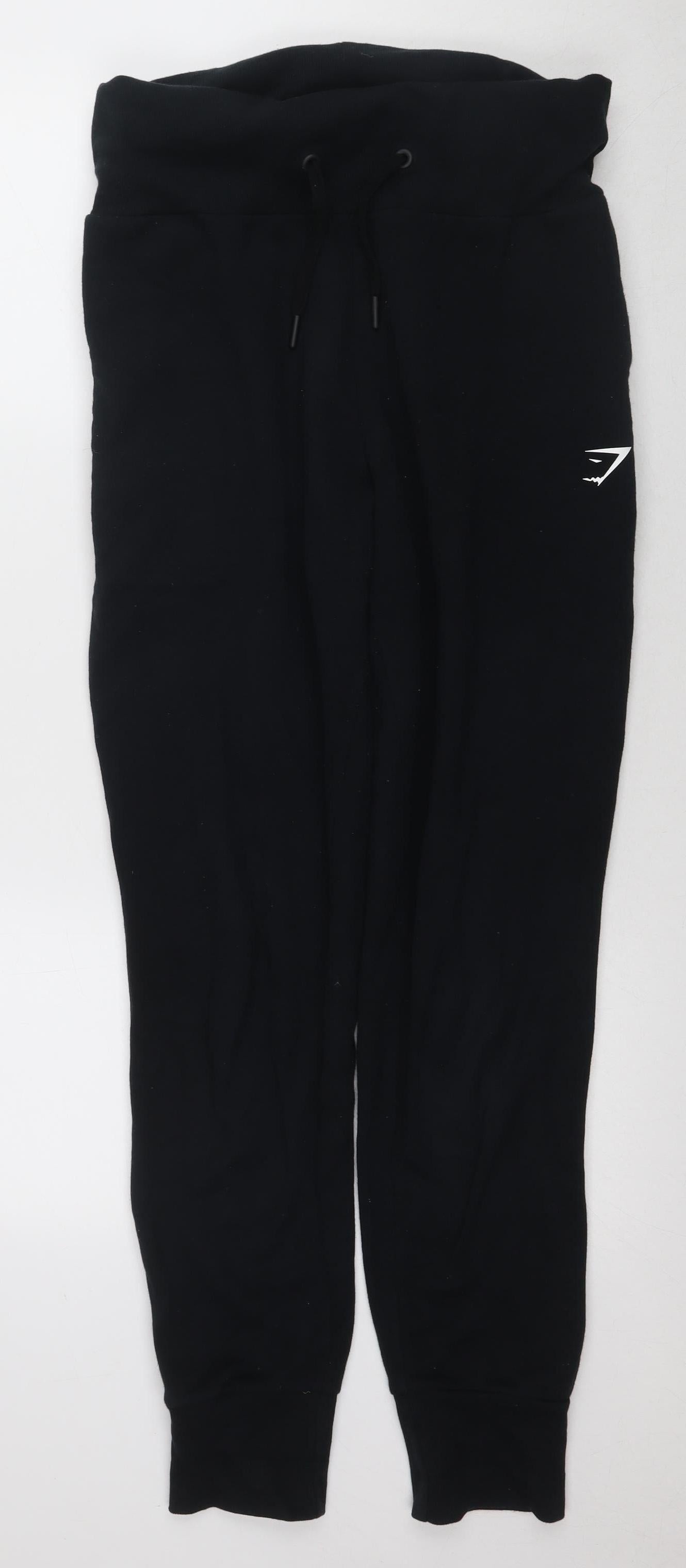 Gymshark Unisex Black Jogger Tracksuit - Large