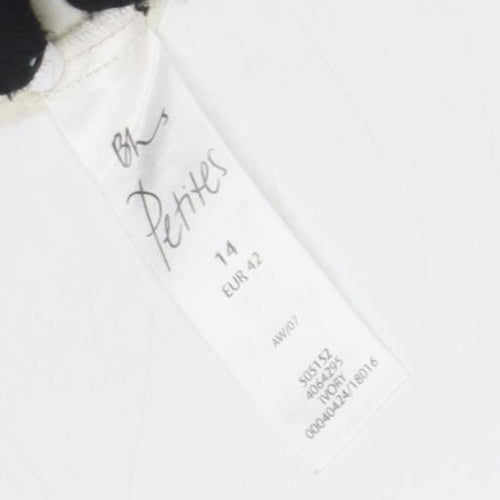 Per Una Women's Ivory Button-Up Top Size 14