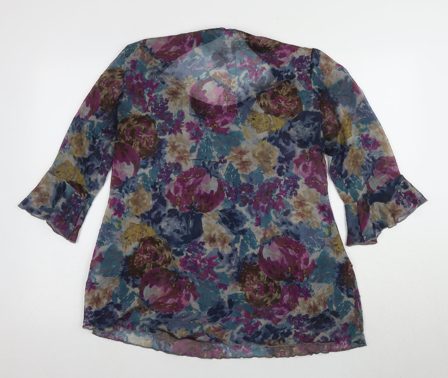 Per Una Women's Multicoloured Floral Blouse Size 12
