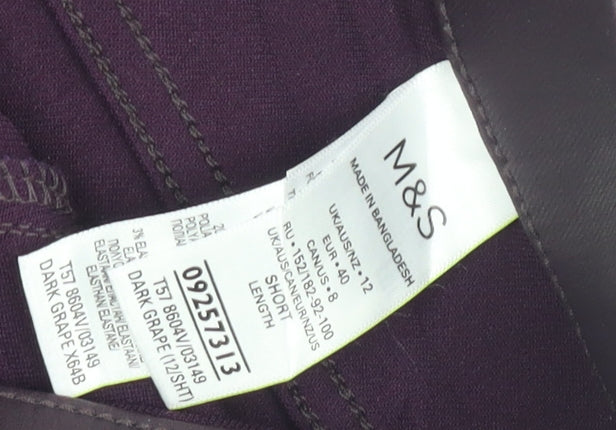 Marks and Spencer Women's Purple Jegging, Size 12