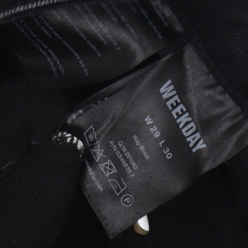 Weekday Women's Black Straight Jeans - Size 10