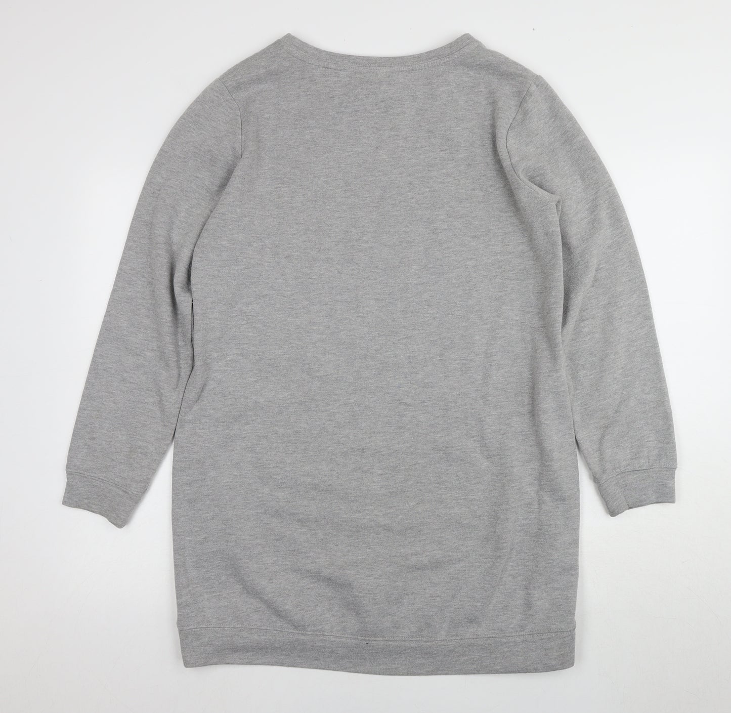 New Look Women's Grey Long Sleeve Pullover Sweatshirt Size 12