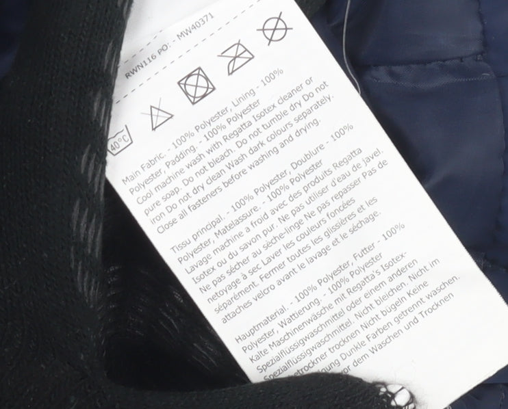 Regatta Women's Blue Puffer Jacket Size 18