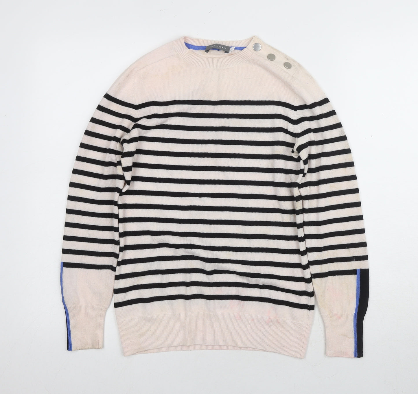 Mint Velvet Women's Multicoloured Striped Pullover XS