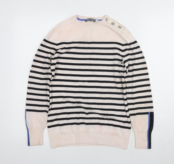 Mint Velvet Women's Multicoloured Striped Pullover XS