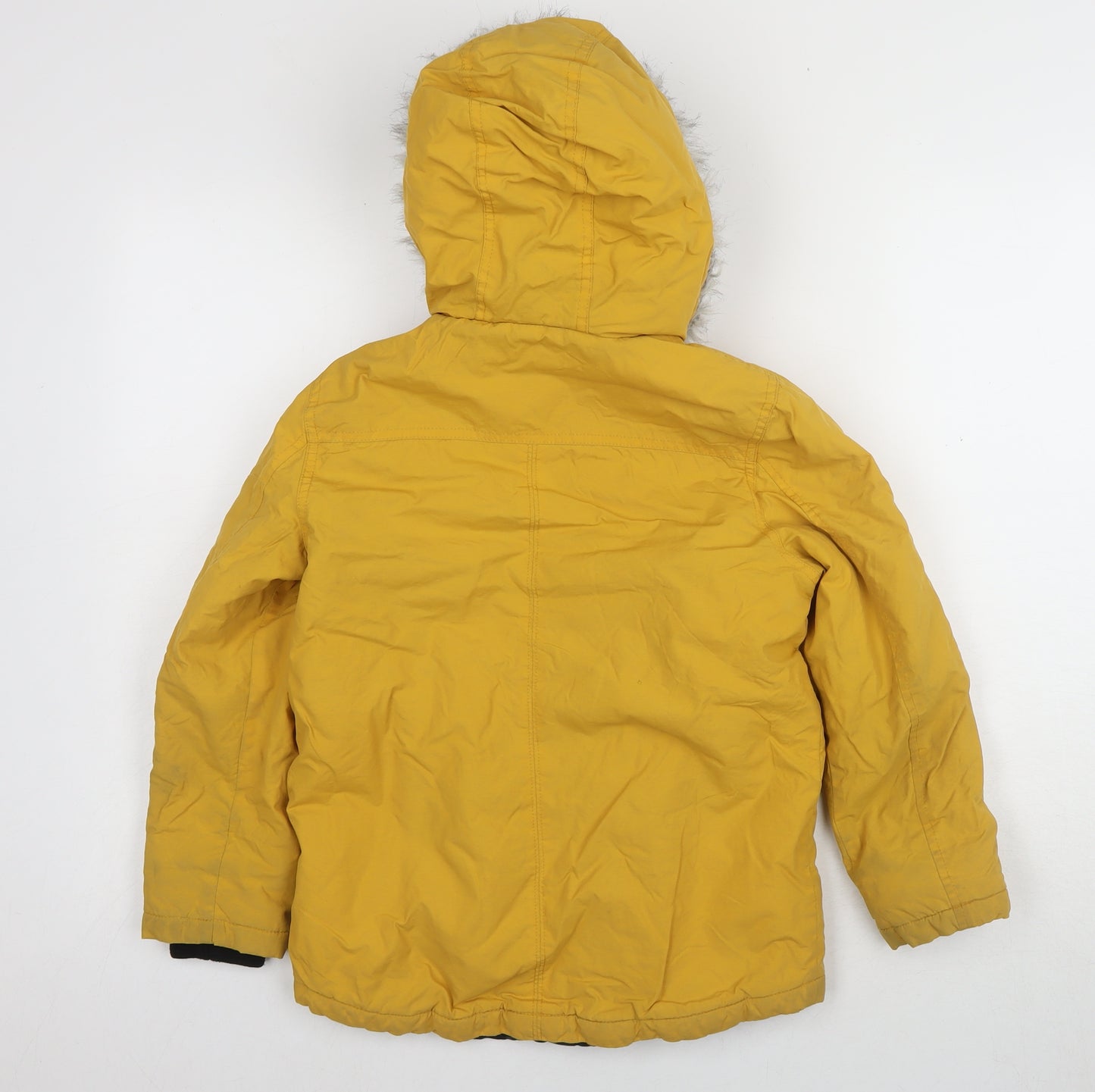 Matalan Boys Yellow Hooded Jacket 7 Years Explorer Theme