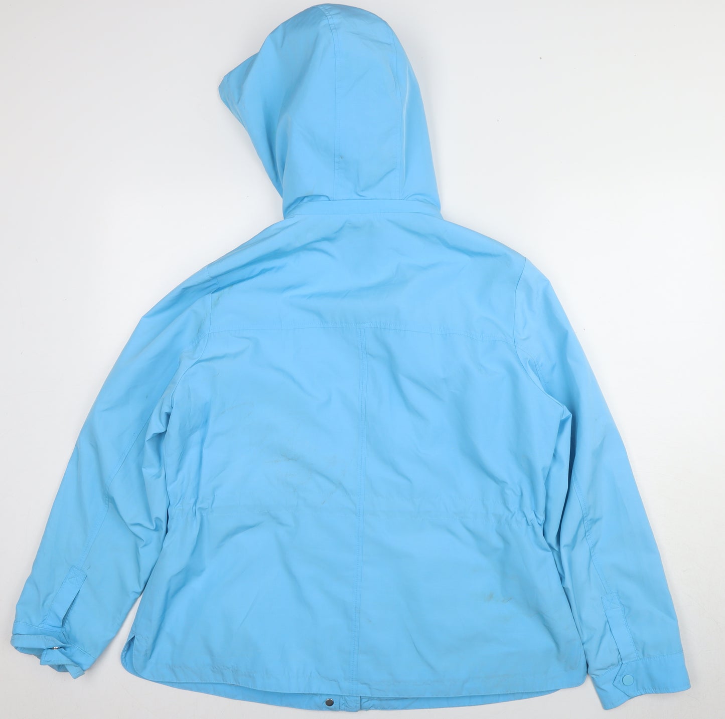 Marks and Spencer Women's Blue Rain Coat Size 16