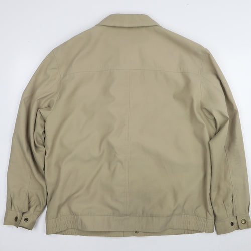 EWM Men's Beige Mid-Length Trench Coat M