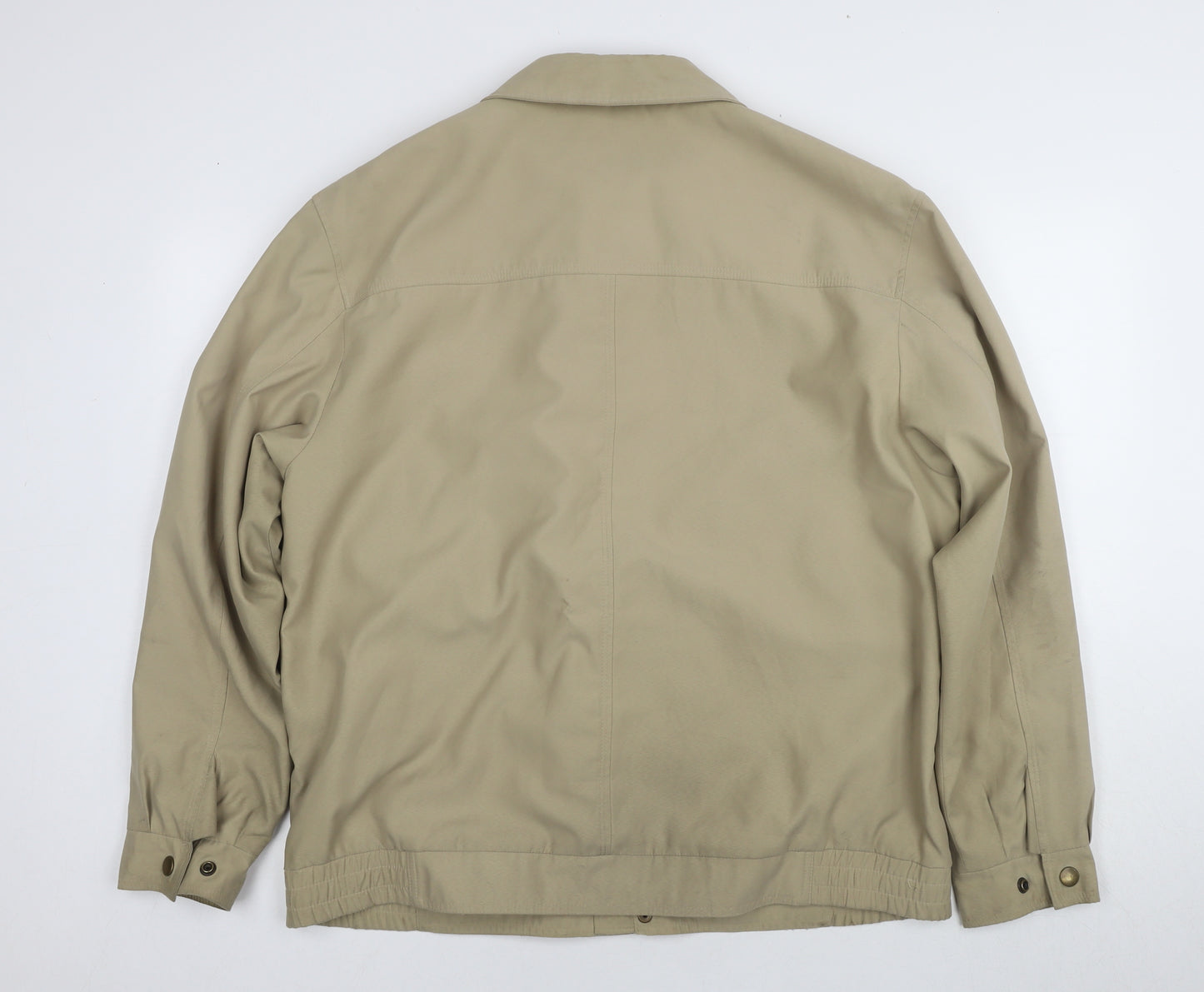 EWM Men's Beige Mid-Length Trench Coat M