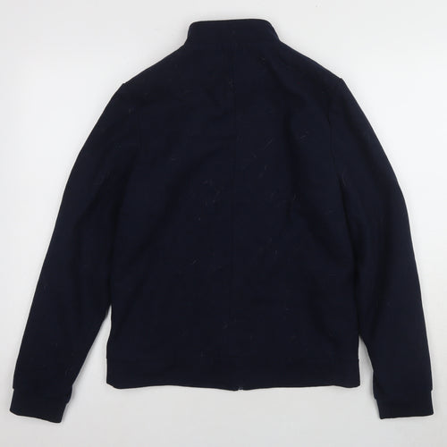 Next Girls Blue Basic Jacket, 14 Years, Lined Zip Casual