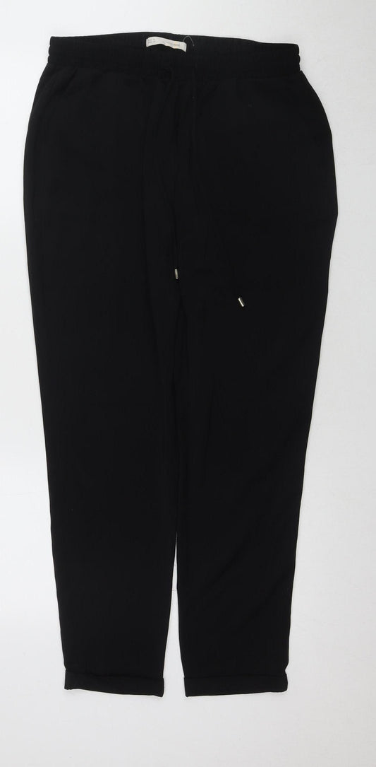 Sfera Women's Black Joggers, Size 12, Casual Comfort