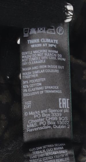 Marks and Spencer Women's Black Jogger Trousers, Size 6