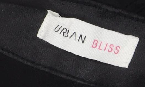 Urban Bliss Women's Black Slim Trousers Size 12