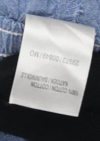 Damart Women's Blue Cotton Drawstring Trousers, Size 16