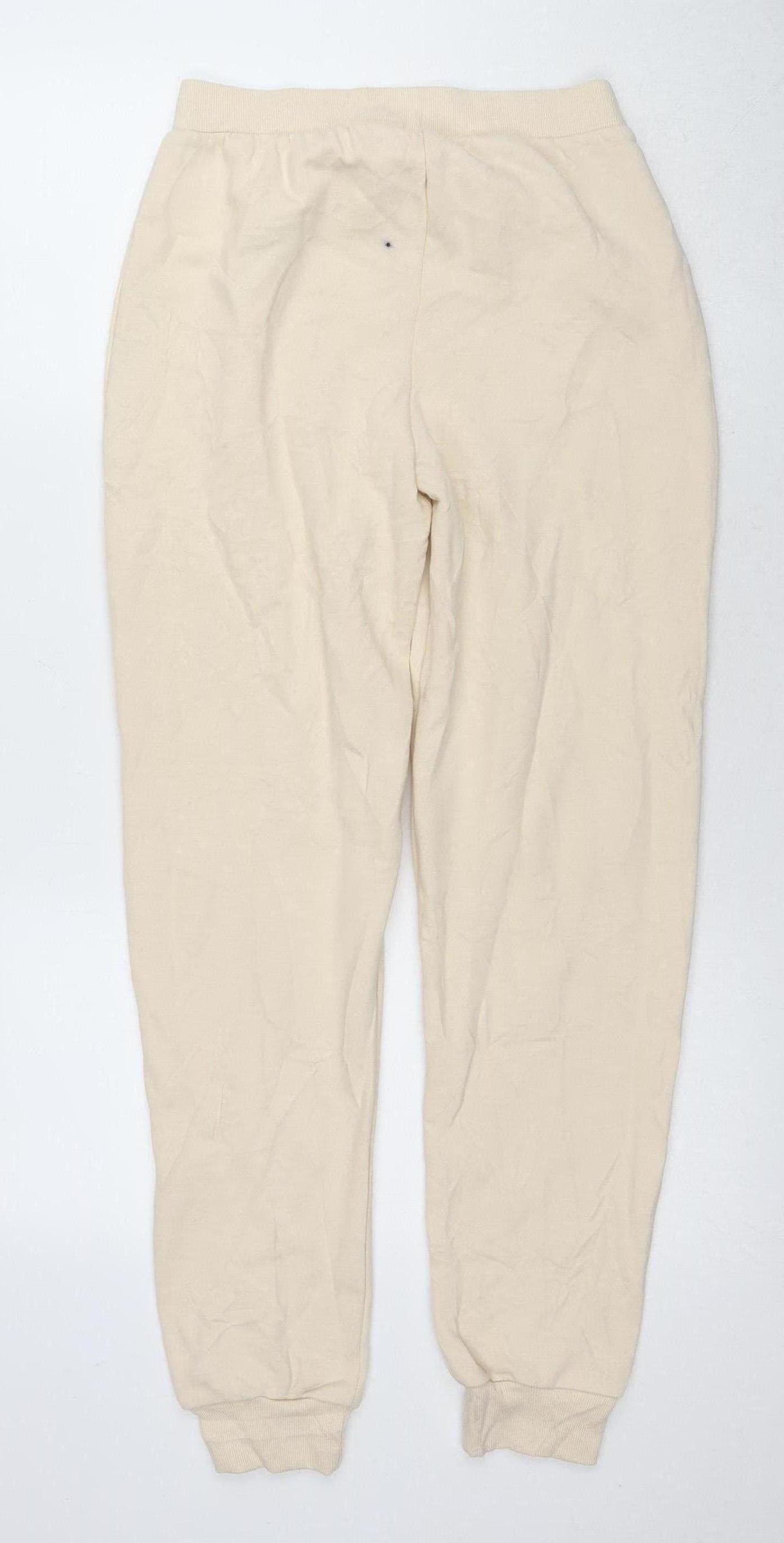 River Island Girls Beige Joggers, Size 14, Cotton Comfort
