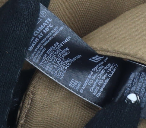 Marks and Spencer Women's Brown Slim Trousers Size 10